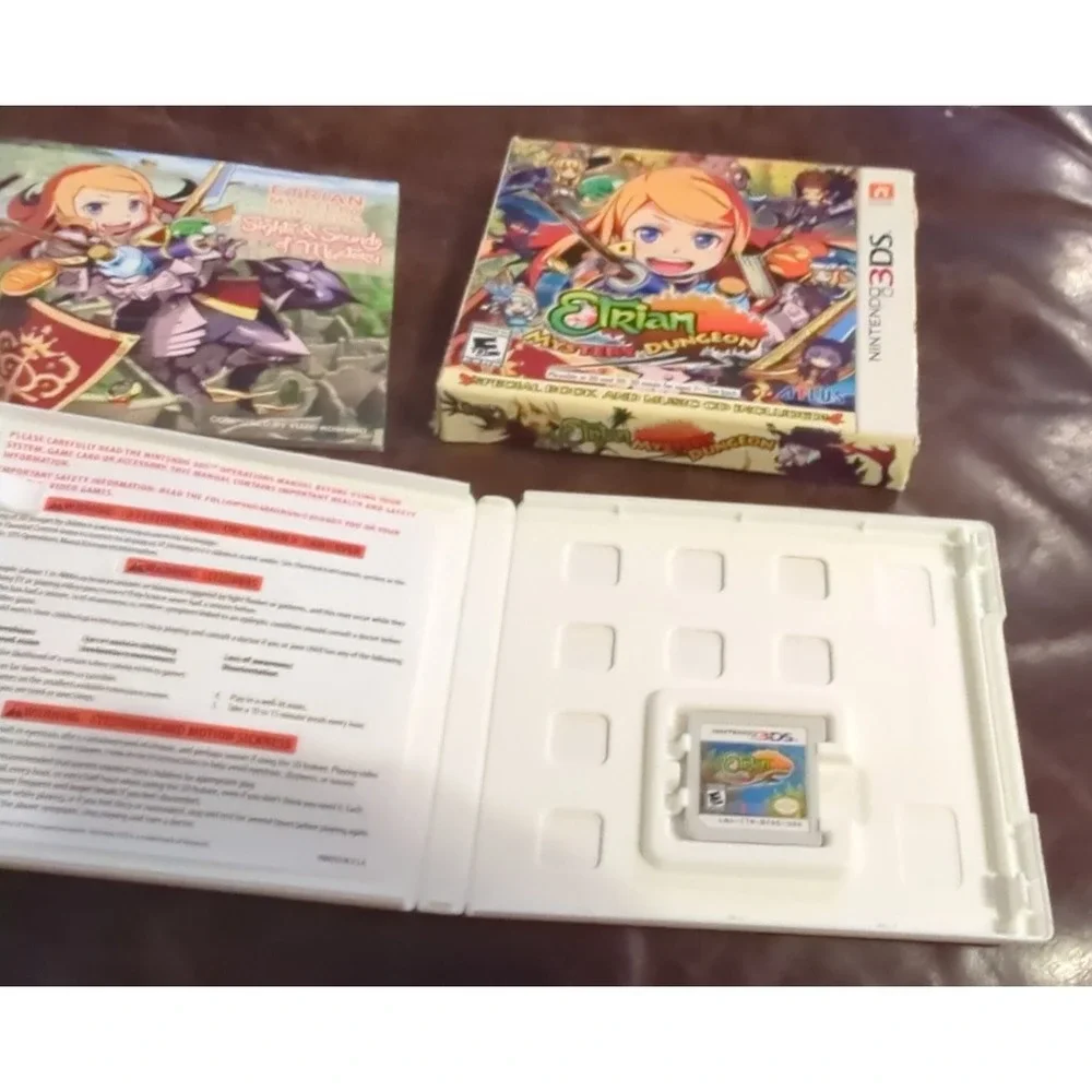 Etrian Mystery Dungeon Special Edition Nintendo 3DS 2015 CIB Outer Box Music CD